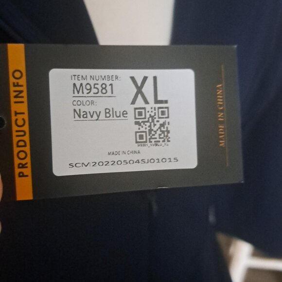 I Miusol Classy Navy Blue V-Neck 3/4 Sleeve Party Dress XL NWT - Picture 10 of 10